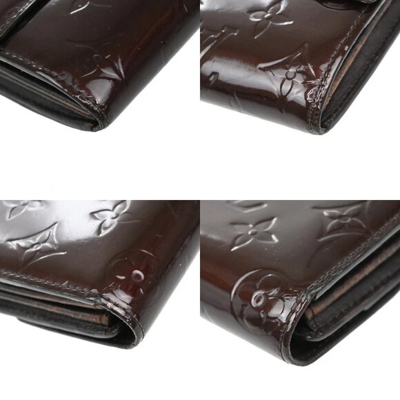 LOUIS VUITTON Portefeuille Sarah Long Bifold Wallet Vernis - Picture 13 of 15